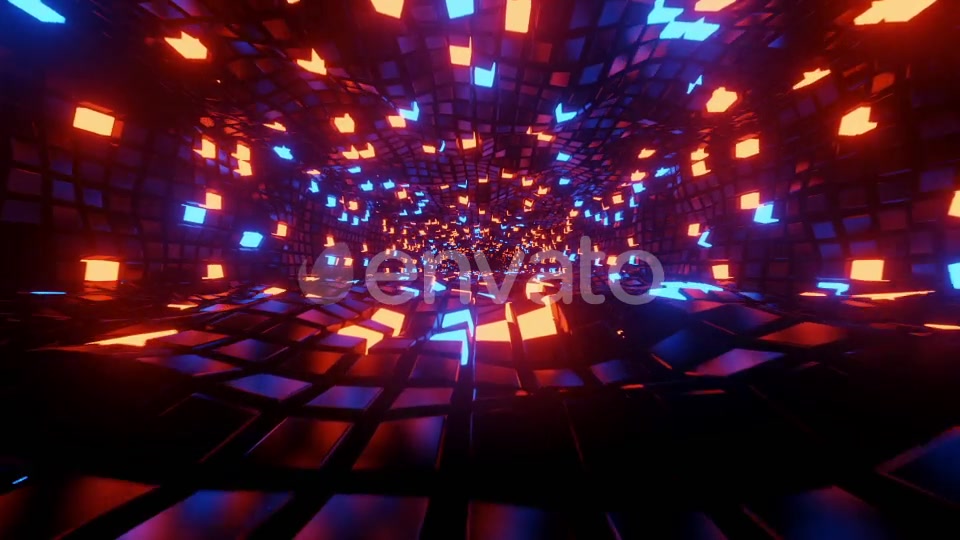 Abstract Neon Cubes Tunnel Videohive 25683682 Motion Graphics Image 5