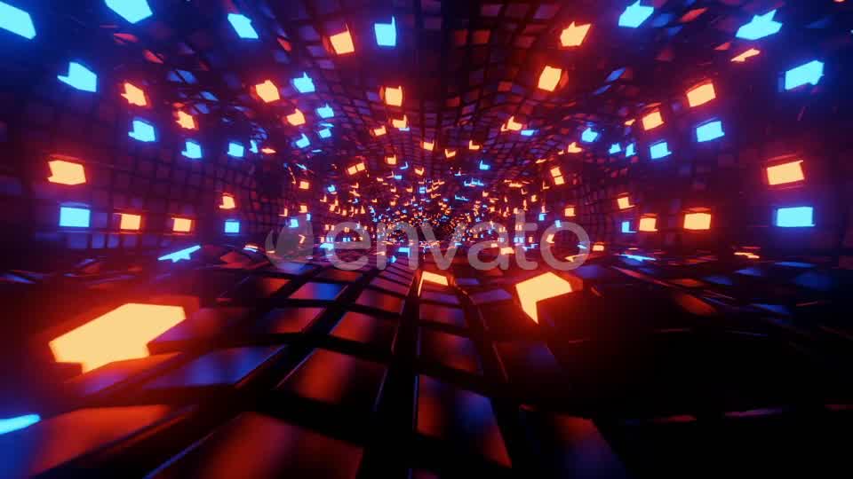 Abstract Neon Cubes Tunnel Videohive 25683682 Motion Graphics Image 8