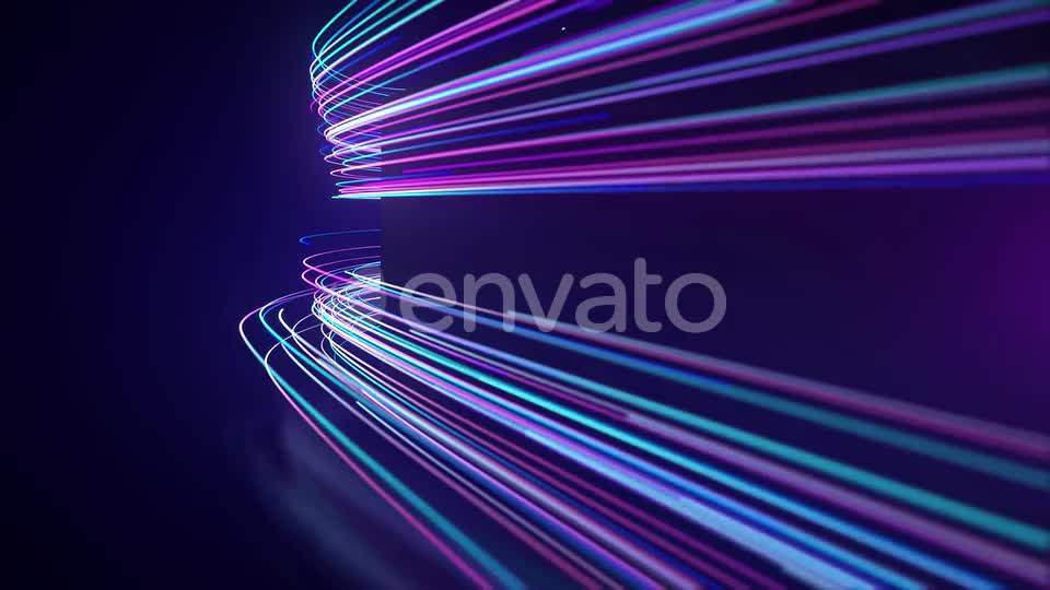 Abstract Neon Light Streaks Motion Background Videohive 23864715 Motion Graphics Image 1