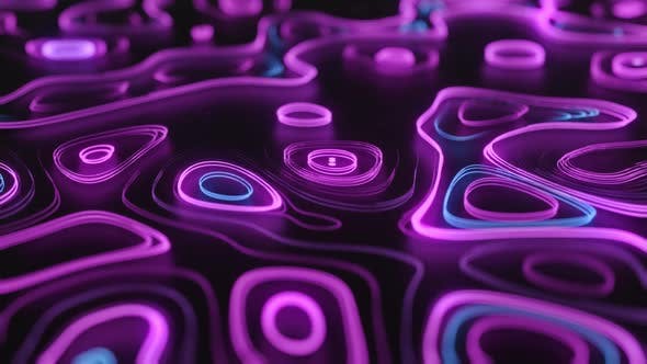 Abstract Neon Loop - 25254965 Download Videohive