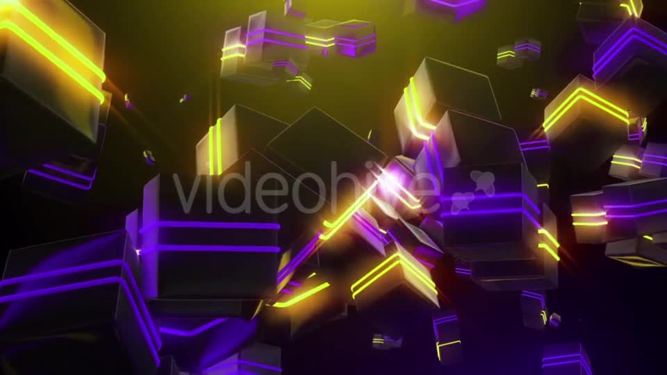 Abstract Neon Squares Videohive 19976396 Motion Graphics Image 1