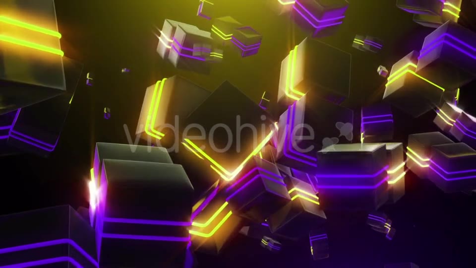 Abstract Neon Squares Videohive 19976396 Motion Graphics Image 2