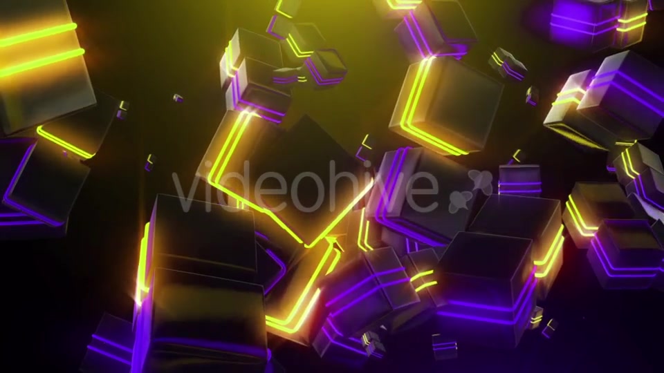 Abstract Neon Squares Videohive 19976396 Motion Graphics Image 3