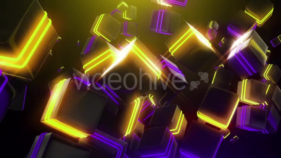 Abstract Neon Squares Videohive 19976396 Motion Graphics Image 5
