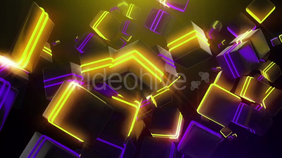Abstract Neon Squares Videohive 19976396 Motion Graphics Image 6