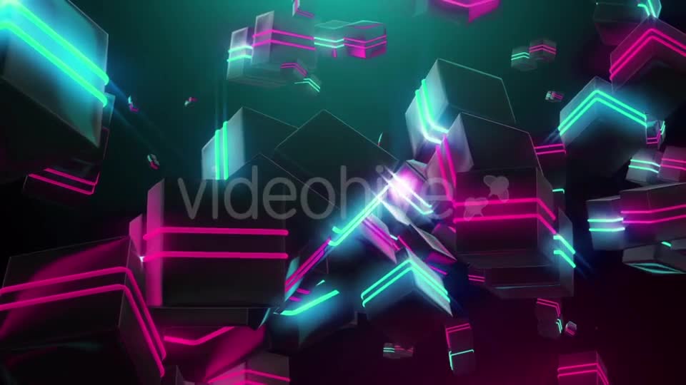 Abstract Neon Squares Videohive 19976399 Motion Graphics Image 1