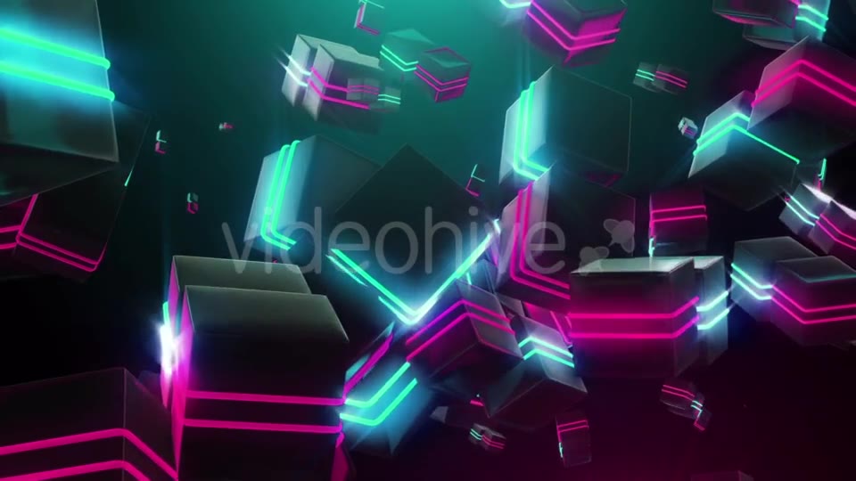 Abstract Neon Squares Videohive 19976399 Motion Graphics Image 2