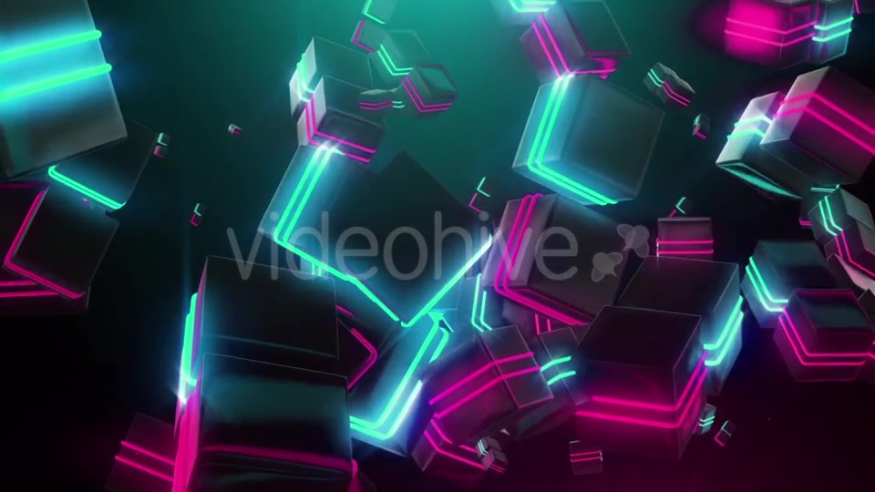 Abstract Neon Squares Videohive 19976399 Motion Graphics Image 3