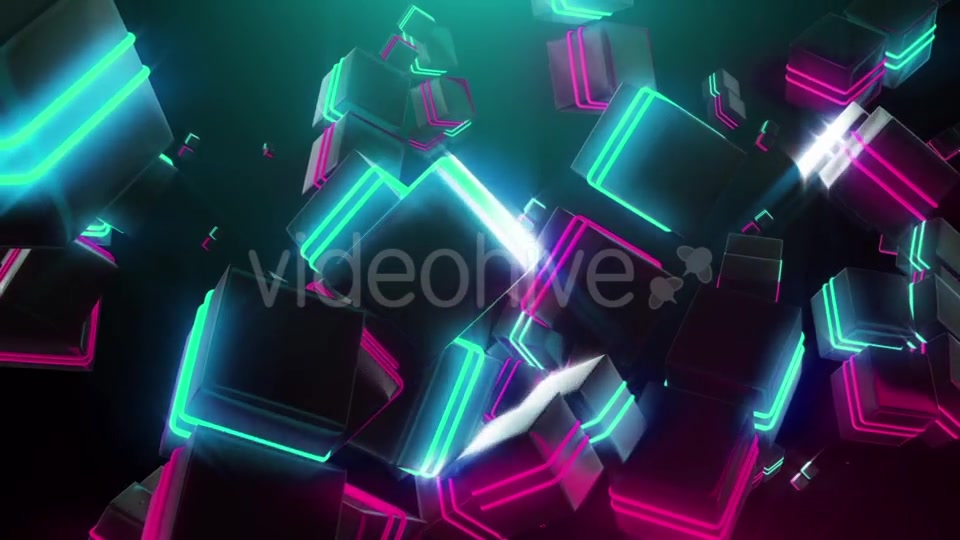 Abstract Neon Squares Videohive 19976399 Motion Graphics Image 4
