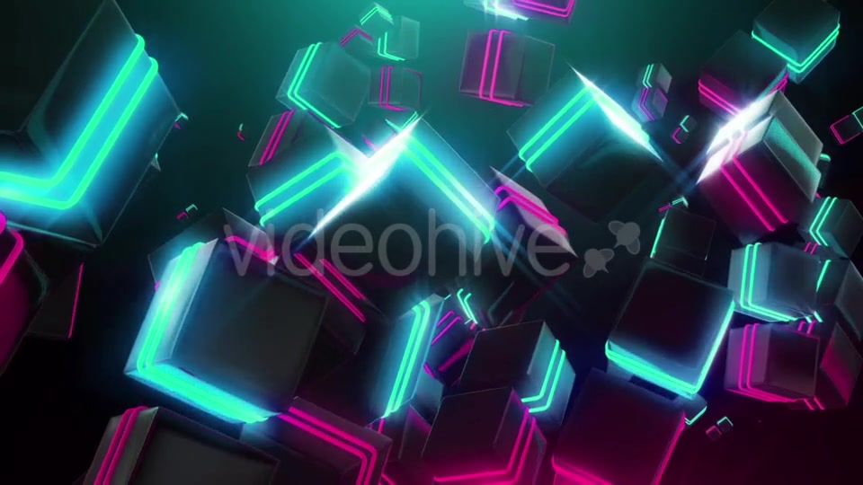 Abstract Neon Squares Videohive 19976399 Motion Graphics Image 5