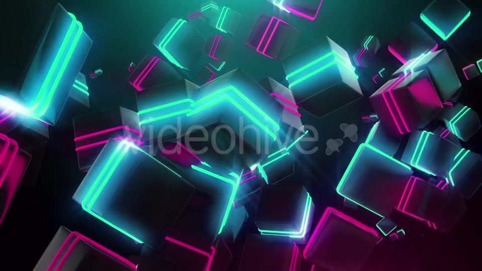 Abstract Neon Squares Videohive 19976399 Motion Graphics Image 6