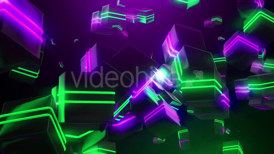 Abstract Neon Squares Videohive 19976403 Motion Graphics Image 1