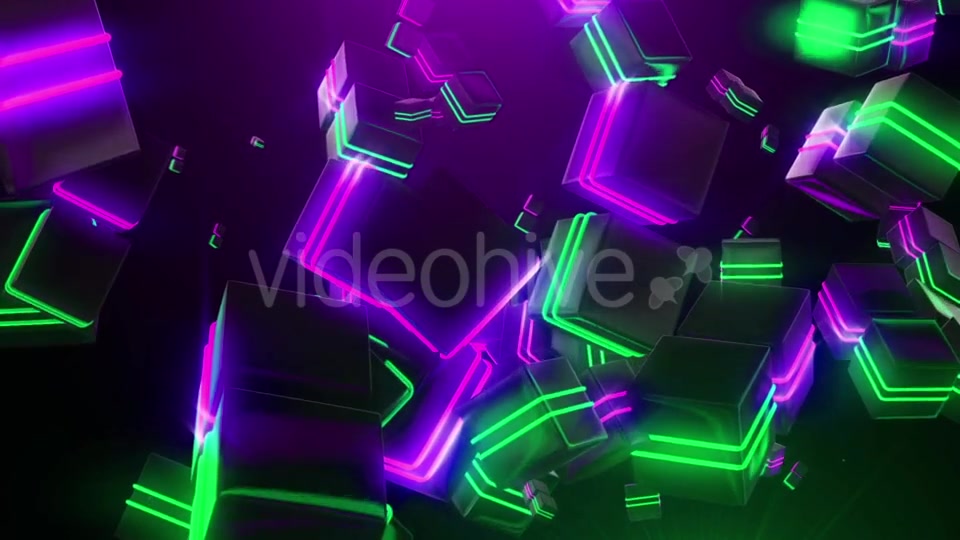 Abstract Neon Squares Videohive 19976403 Motion Graphics Image 3