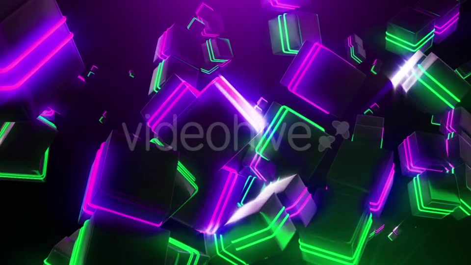 Abstract Neon Squares Videohive 19976403 Motion Graphics Image 4
