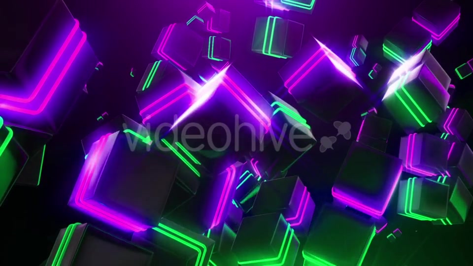 Abstract Neon Squares Videohive 19976403 Motion Graphics Image 5