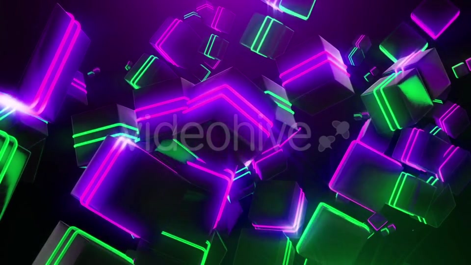 Abstract Neon Squares Videohive 19976403 Motion Graphics Image 6