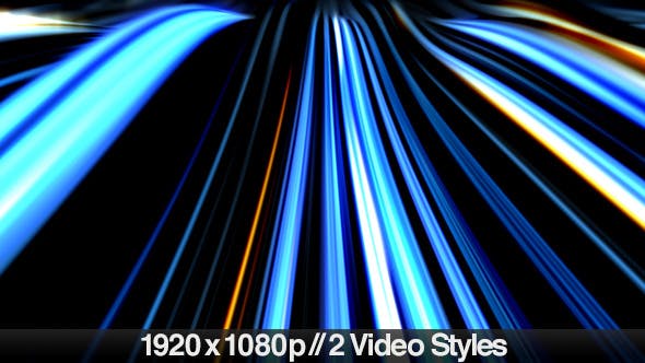 Abstract Neon Wave Lines on Dark Background - 5737295 Download Videohive