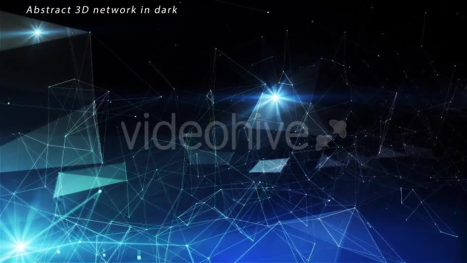 Abstract Network in Dark Videohive 9184581 Motion Graphics Image 1
