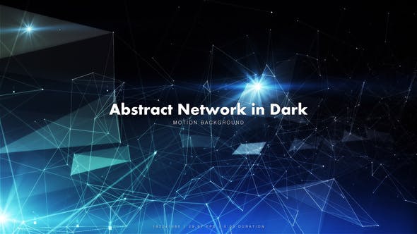Abstract Network in Dark - 9184581 Download Videohive