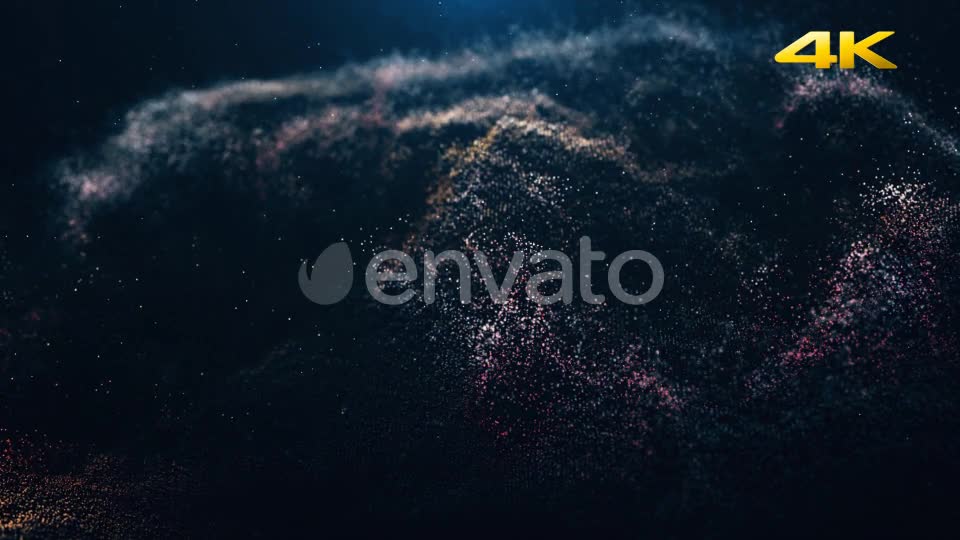Abstract Particles Waving 4K Videohive 24175463 Motion Graphics Image 1