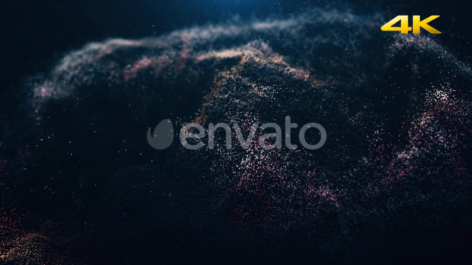 Abstract Particles Waving 4K Videohive 24175463 Motion Graphics Image 7