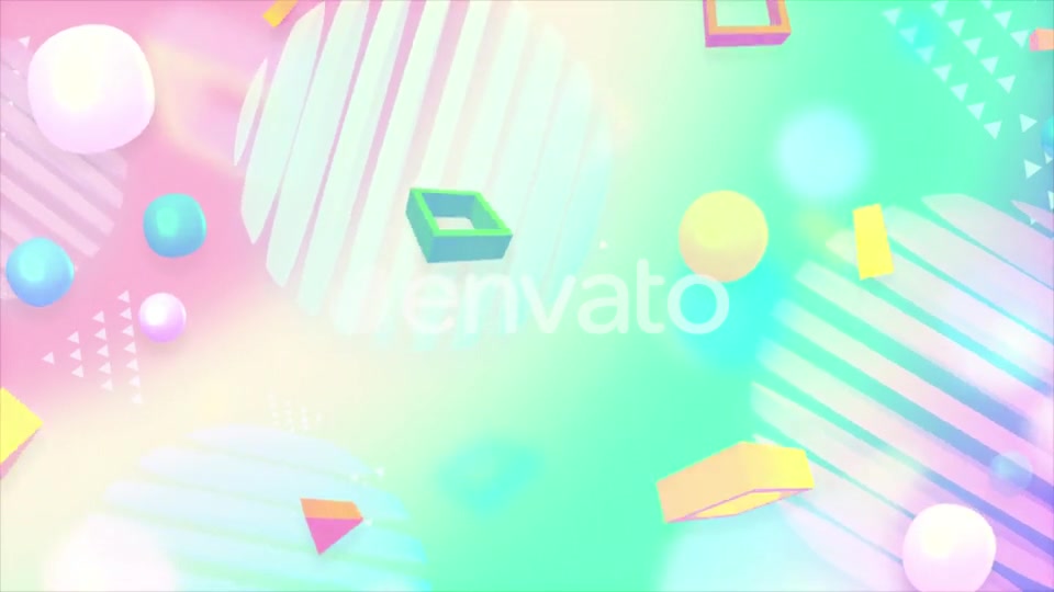 Abstract Pink and Green Shapes Background Videohive 22791920 Motion Graphics Image 10
