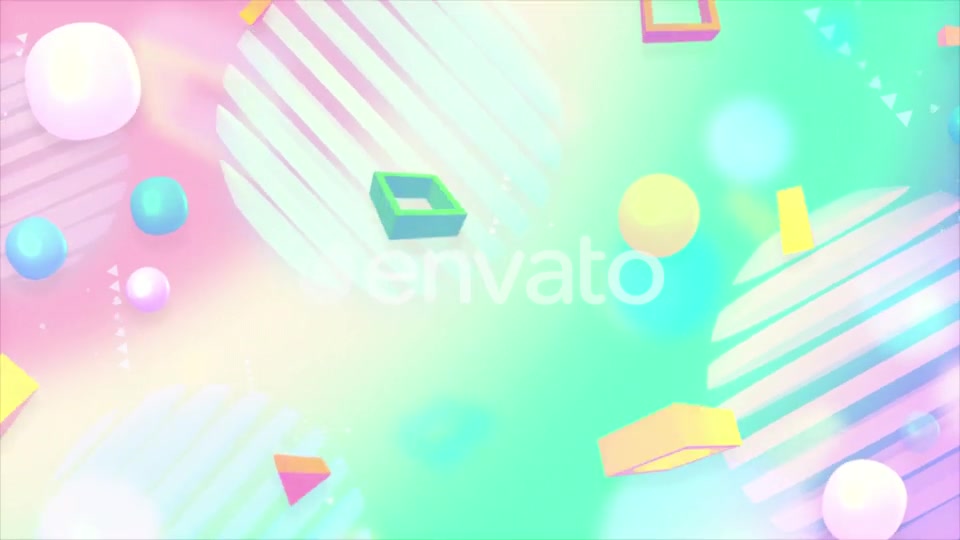 Abstract Pink and Green Shapes Background Videohive 22791920 Motion Graphics Image 2