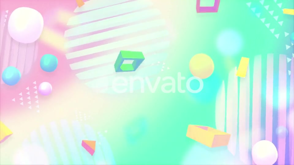 Abstract Pink and Green Shapes Background Videohive 22791920 Motion Graphics Image 3