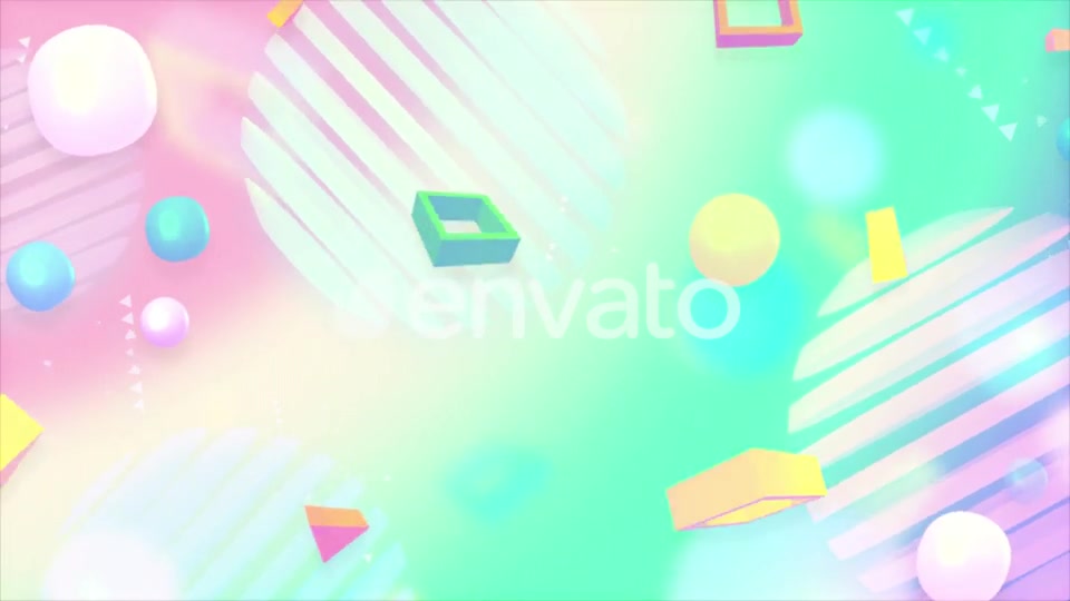 Abstract Pink and Green Shapes Background Videohive 22791920 Motion Graphics Image 8