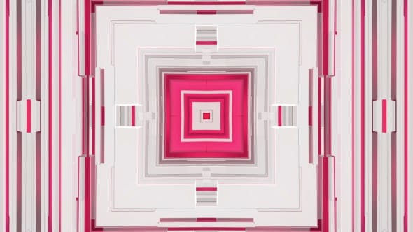 Abstract Pink And White Squares Background - 16600737 Videohive Download