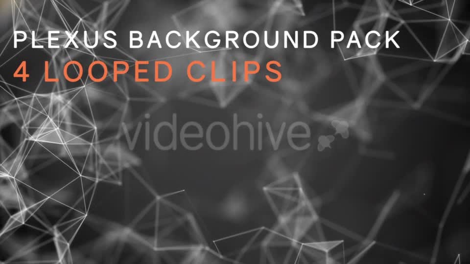 Abstract Plexus Background Looped Pack Videohive 21486631 Motion Graphics Image 1