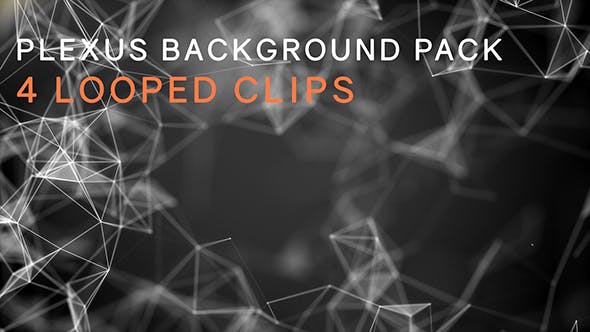 Abstract Plexus Background Looped Pack - Videohive Download 21486631