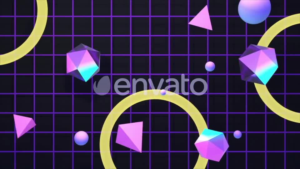 Abstract Polygon and Grid Background Videohive 22845092 Motion Graphics Image 1