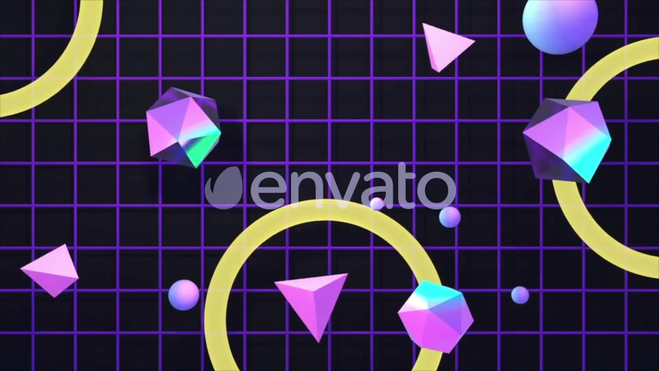 Abstract Polygon and Grid Background Videohive 22845092 Motion Graphics Image 5