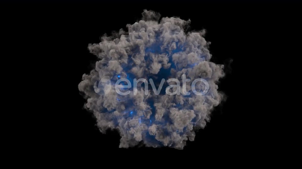 Abstract Portal Smoke Ring with Blue Flash Videohive 24195478 Motion Graphics Image 10