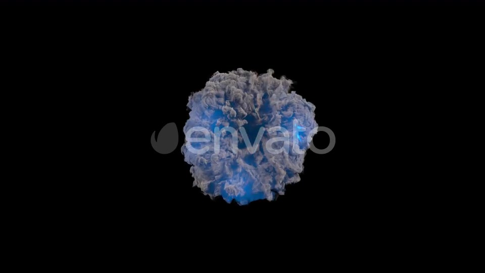 Abstract Portal Smoke Ring with Blue Flash Videohive 24195478 Motion Graphics Image 2