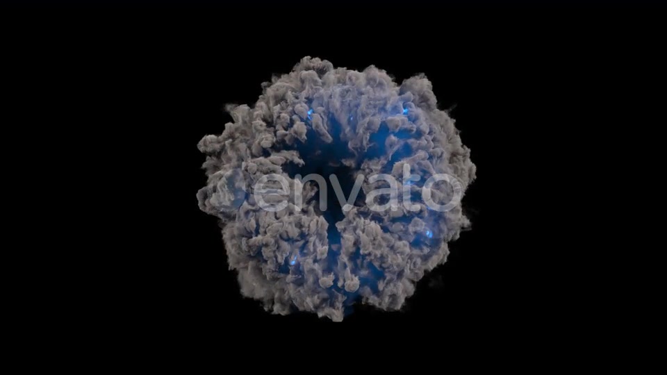Abstract Portal Smoke Ring with Blue Flash Videohive 24195478 Motion Graphics Image 4