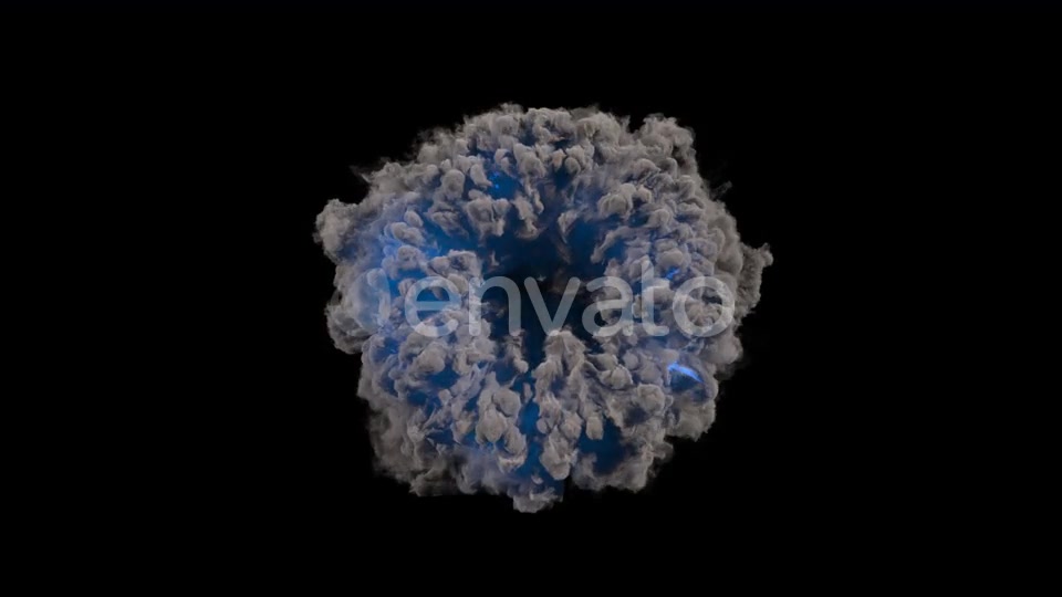 Abstract Portal Smoke Ring with Blue Flash Videohive 24195478 Motion Graphics Image 5