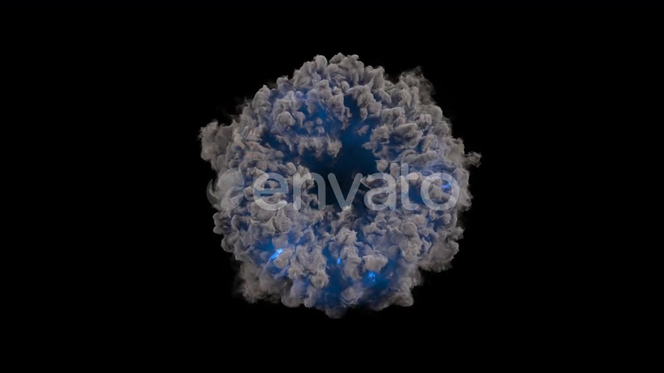 Abstract Portal Smoke Ring with Blue Flash Videohive 24195478 Motion Graphics Image 6