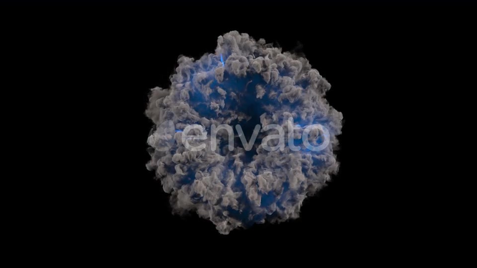 Abstract Portal Smoke Ring with Blue Flash Videohive 24195478 Motion Graphics Image 7