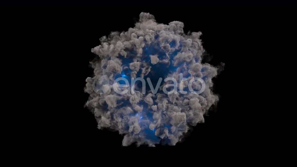 Abstract Portal Smoke Ring with Blue Flash Videohive 24195478 Motion Graphics Image 9
