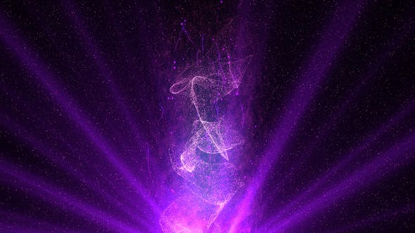 Abstract Purple Particular Background - 21787313 Videohive Download