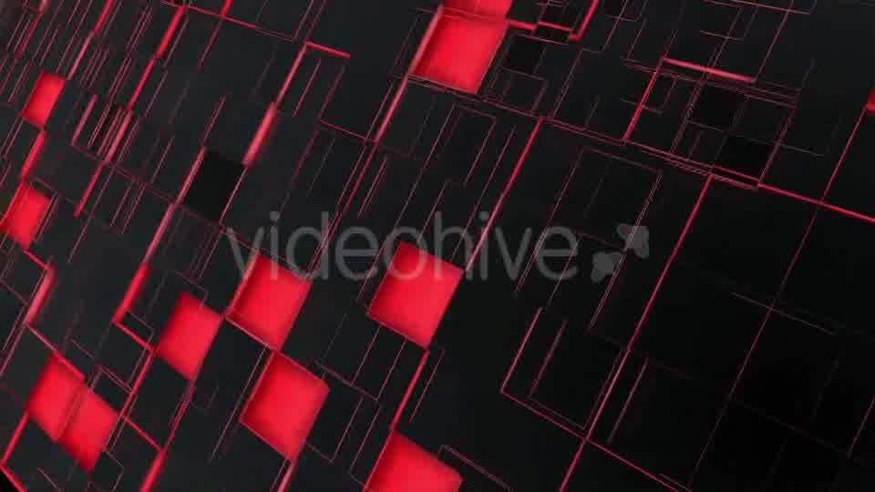Abstract Red And Black Squares Background Videohive 16600113 Motion Graphics Image 11