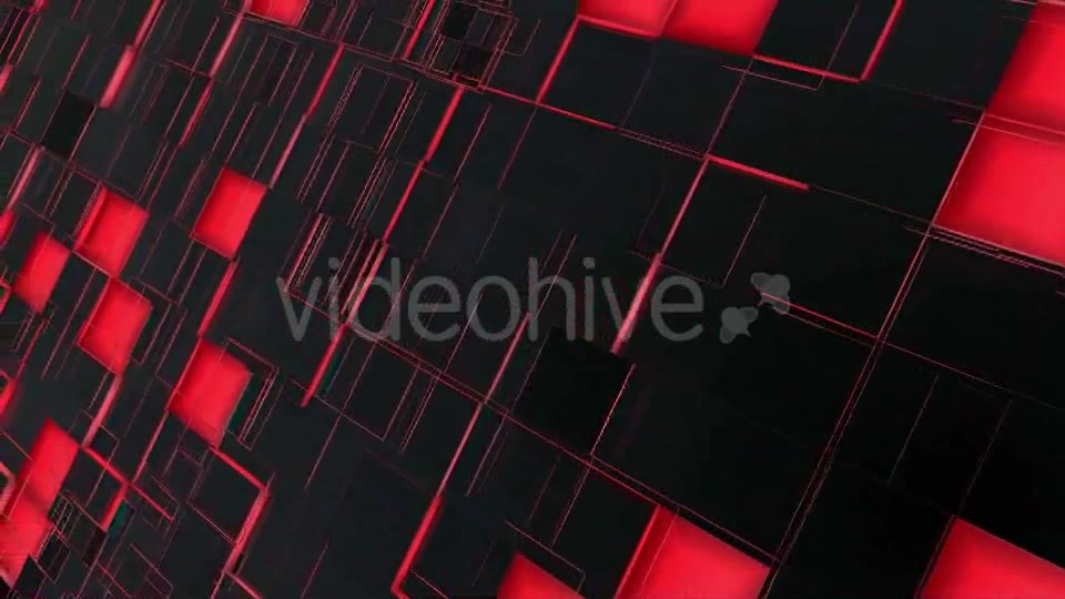 Abstract Red And Black Squares Background Videohive 16600113 Motion Graphics Image 2