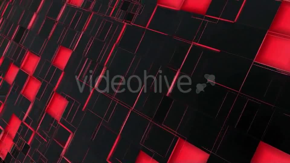 Abstract Red And Black Squares Background Videohive 16600113 Motion Graphics Image 8