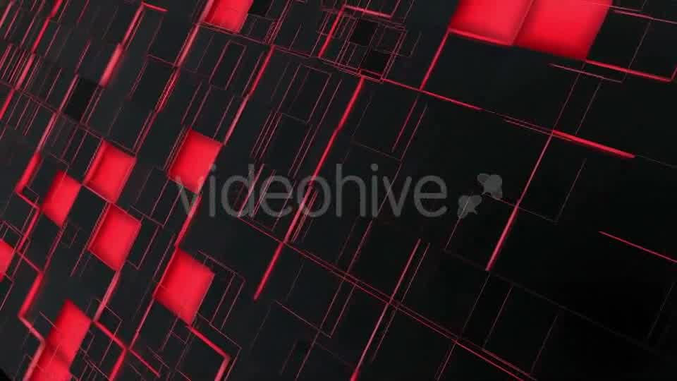 Abstract Red And Black Squares Background Videohive 16600113 Motion Graphics Image 9