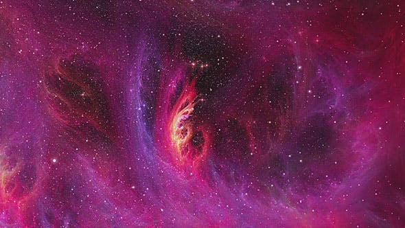 Abstract Red Nebula in the Space - 20331129 Videohive Download