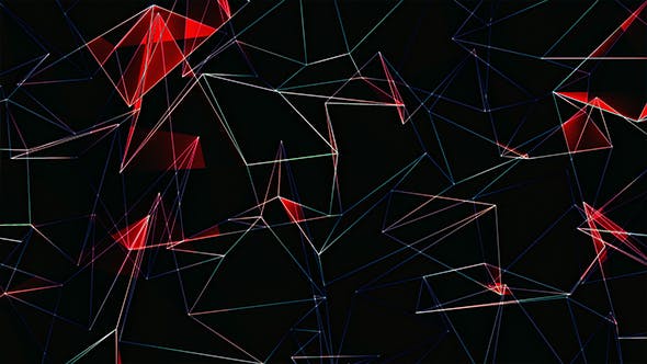 Abstract Red Polygonal Background - Videohive 20989263 Download