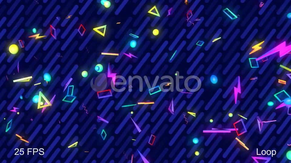 Abstract Retro Geometric Shapes 02 Videohive 22324219 Motion Graphics Image 1
