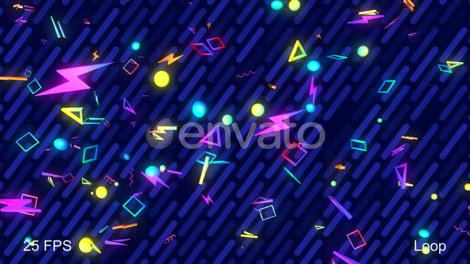 Abstract Retro Geometric Shapes 02 Videohive 22324219 Motion Graphics Image 2